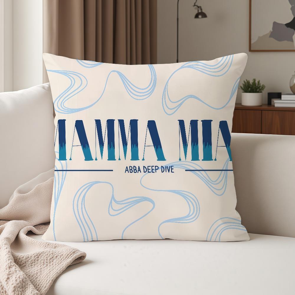 Movie Mamma Mia Pillow Case Suitable For Bedrooms Living Rooms Cars Home Decoration