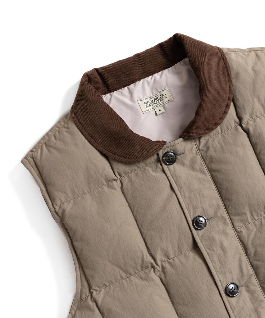 Wild Bricks Rp Puffer Vest (Olive)
