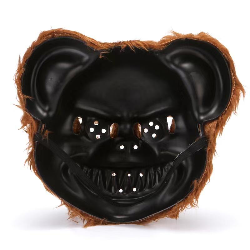 Фаршированная маска медведя, Хэллоуин, выпускной, маски животных