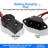 Waterproof Electric Vehicle Scooter Charging Universal Tricycle Battery Charger  Plug Accessory