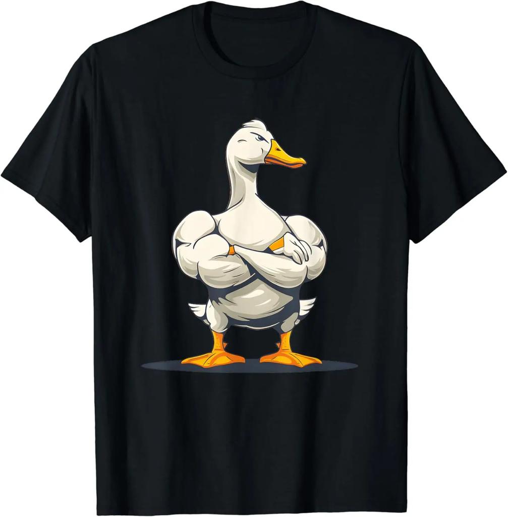Release The Quackin Duck Gym Weightlifting Bodybuilder Tshirt Graphic T Shirts Unisex And Unisex Clothing Streetwear Camisetas