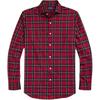 Polo Plaid Twill Button-Down Long Sleeve Shirt Men Shirts Red 710922281-004