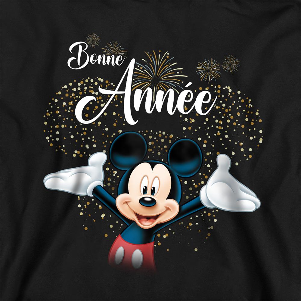 Disney Childrens/Kids New Year French Mickey Mouse Firework Heather Hoodie