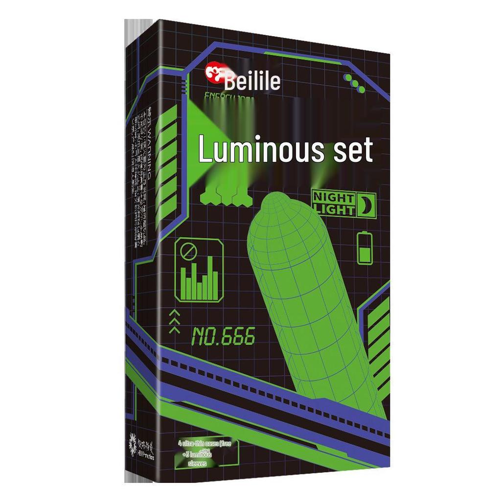 Bailile Prickly Silky Ribbed Condoms - Light & Thin 3D Texture for Adults