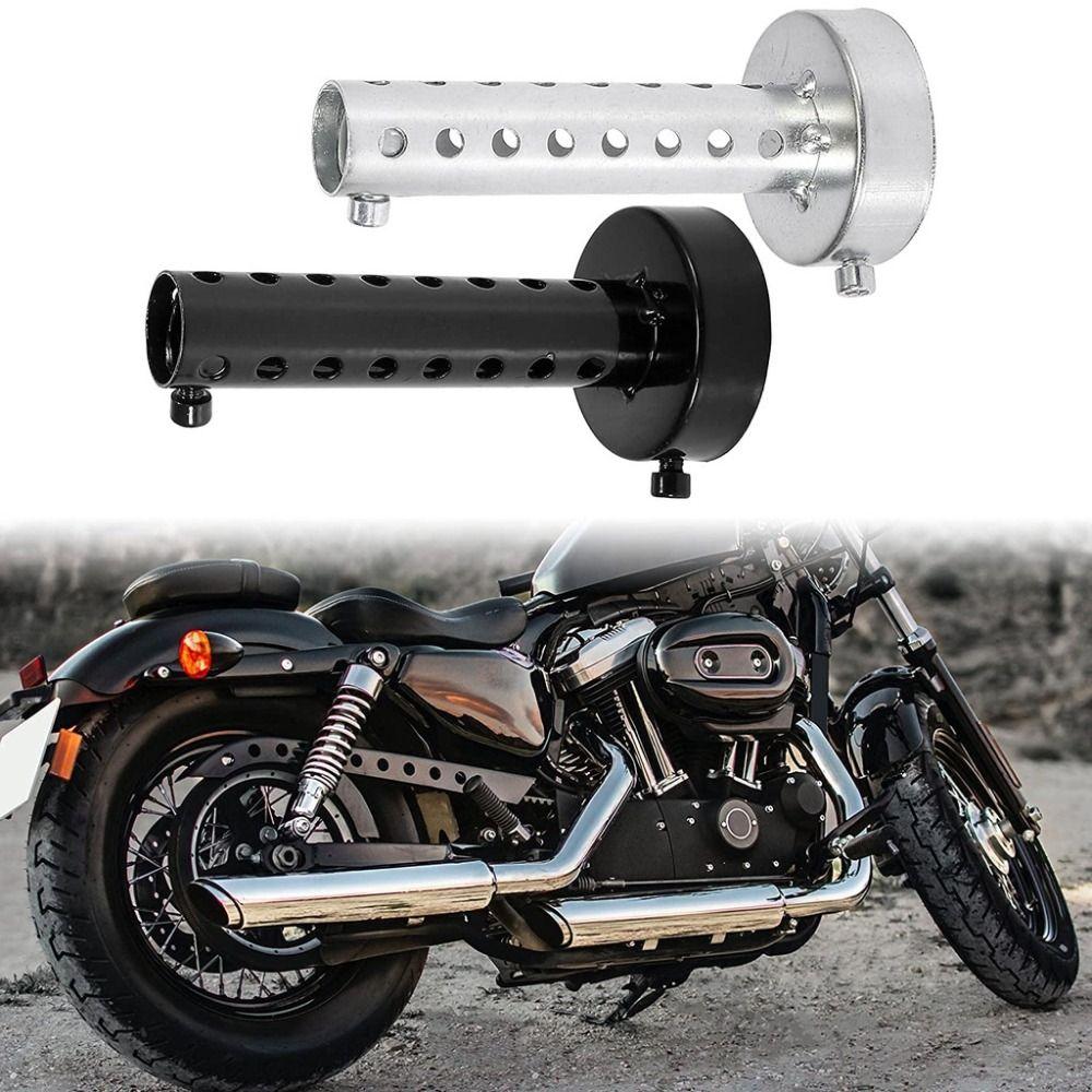 Universal Fit Motorcycle Exhaust Muffler Removable Metal Muffler Pipe Off-road Vehicles