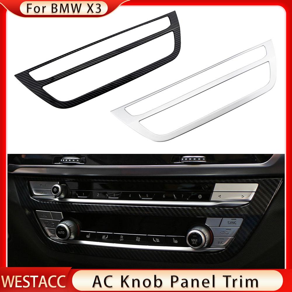 Центральное управление кондиционером, накладка панели кнопок переменного тока для BMW X3 G01 2018-X4 G02 2018- 