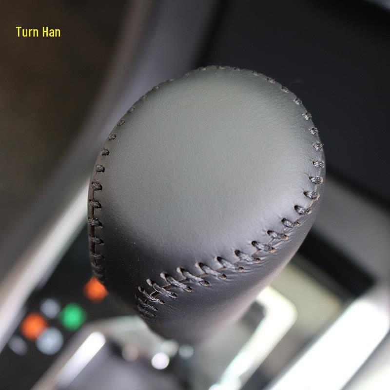 Genuine Leather Gear Shift Knob Cover for Corolla, Levin, Vios, RAV4, Camry, Yaris