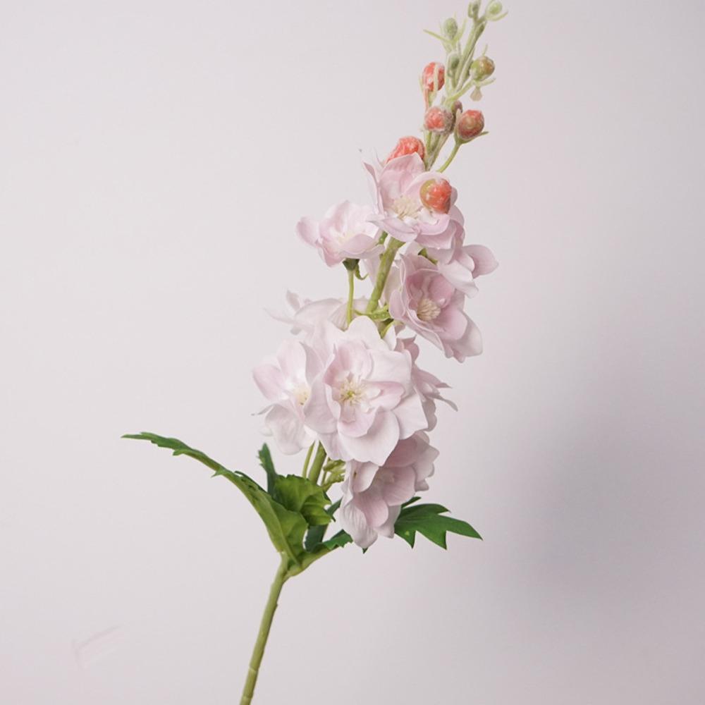 72cm Artificial Delphinium Flower Moisturizing Lifelike Delphinium Stem Real Touch Simulation Flower Wedding Bouquet