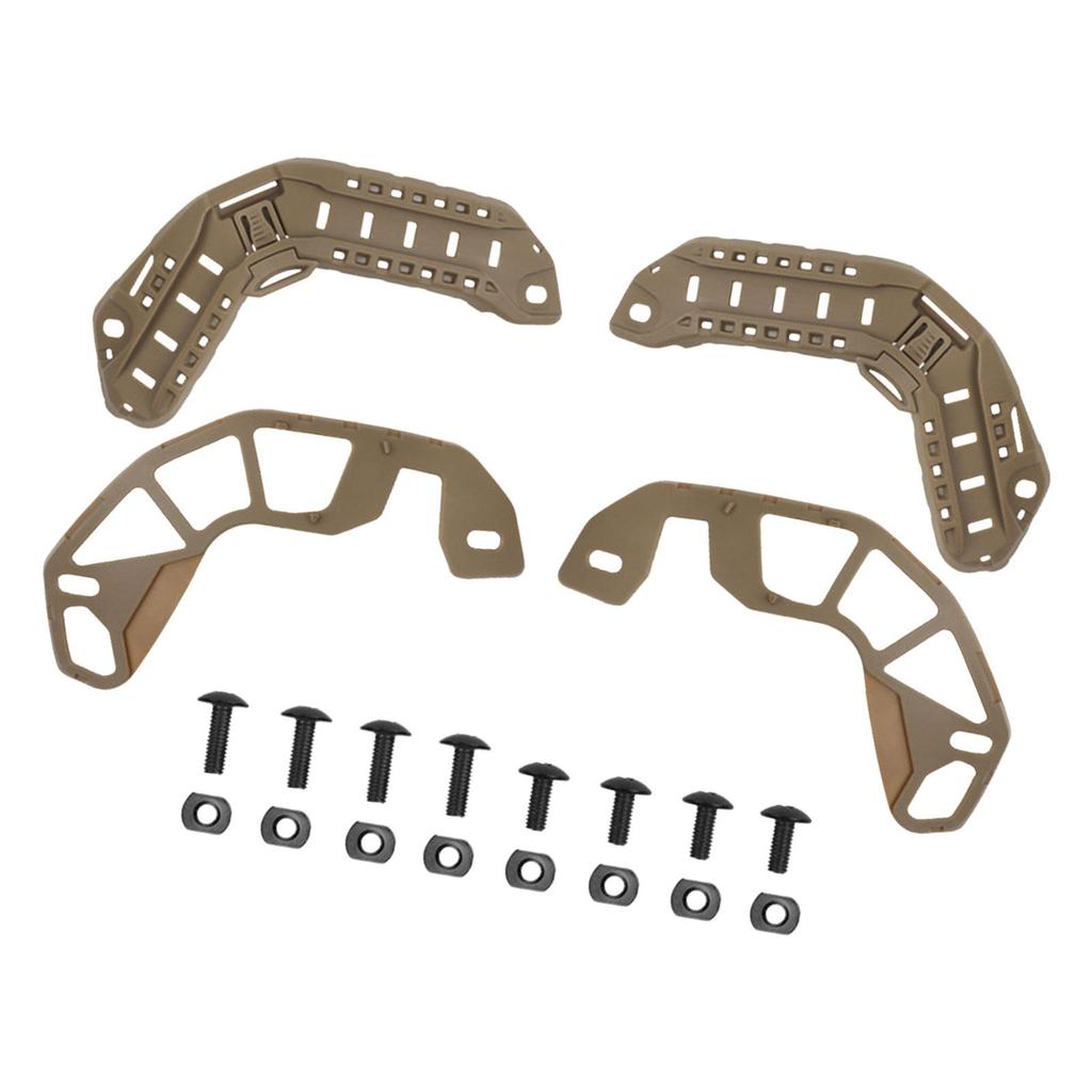 Helmet Rails Helmet with Mounting Screws Mount for Integrate Necessary