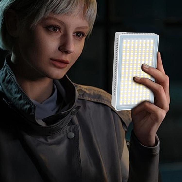 Студийный светодиодный видеосвет 40 Вт RGB, встроенный аккумулятор, зарядка Type-C, цветовая температура 2500K - 9000K, бесшумная работа для прямых трансляций