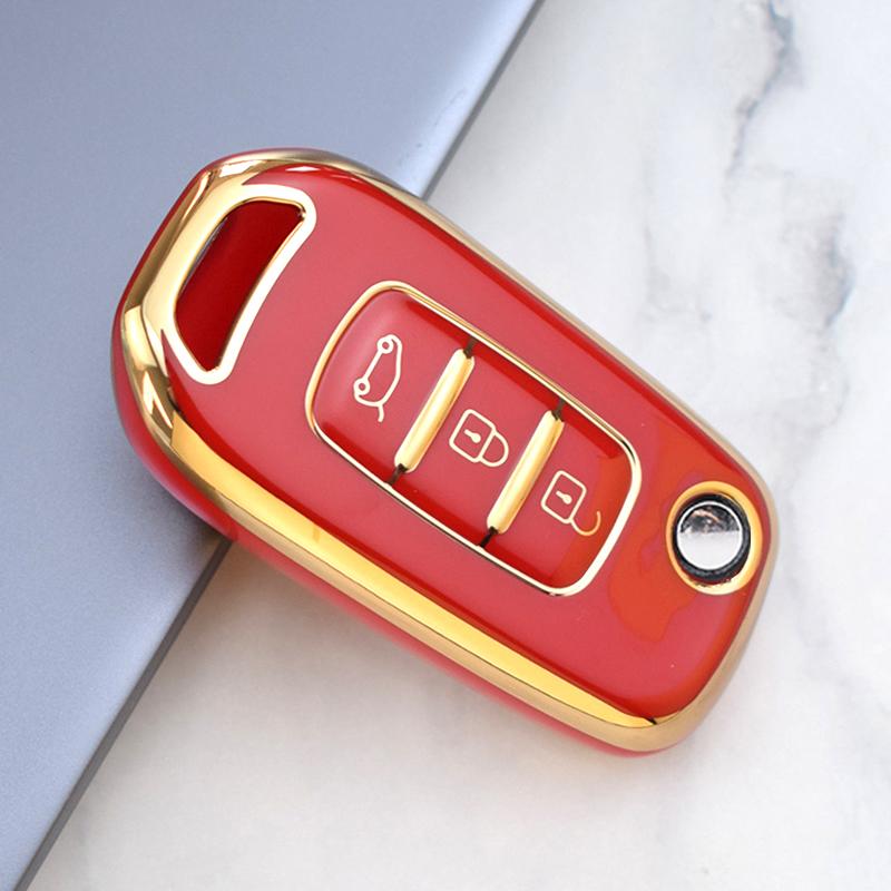 Для Renault Kwid 2023 Kadjar Captur Megane Sandero Stepway Logan Clio 5 2022 Arkana 2020 2021 ТПУ автомобильный откидной чехол для ключей чехол в виде ракушки