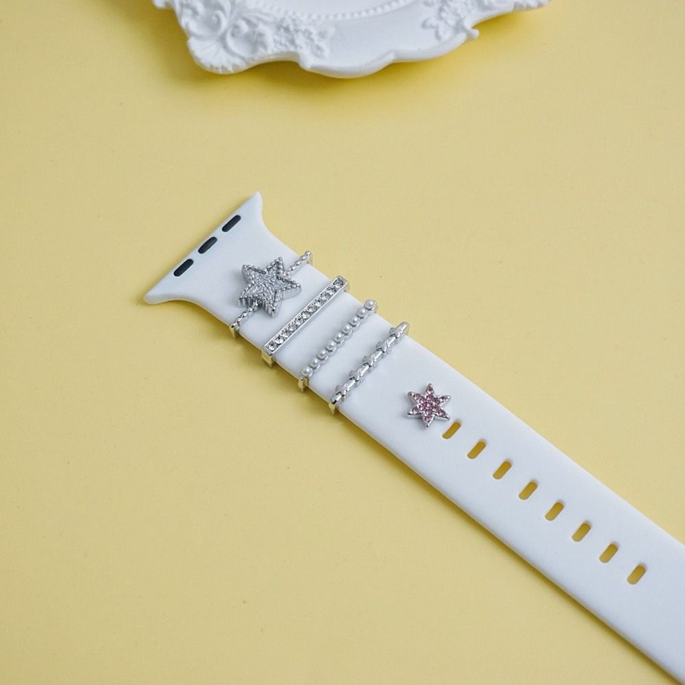 Металлическая декоративная брошь-кольцо Декоративный гвоздь Креативное украшение для ремешка часов Аксессуары для ремешка