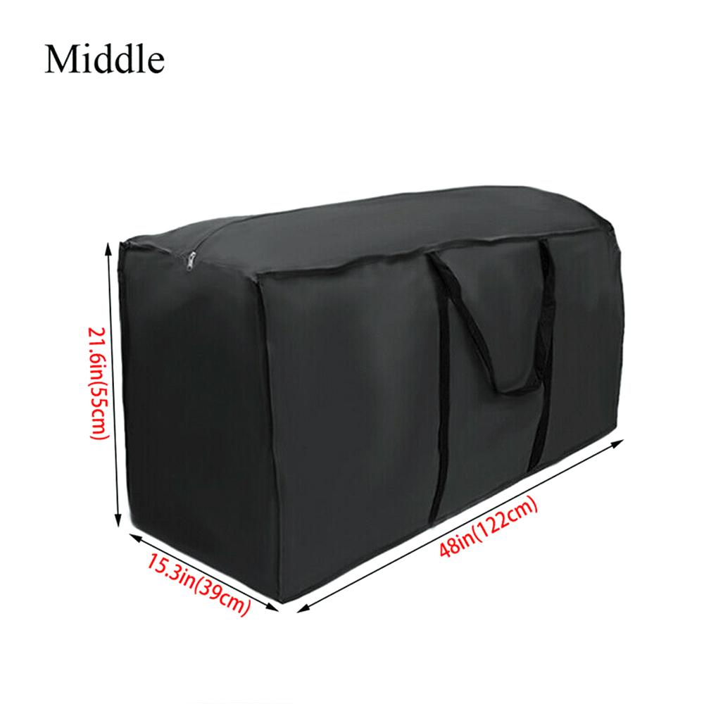 Outdoor Furnitures Storage Bag Oxford Cloth Waterproof Black Garden Furniture Covers Multifunctions Christmas Tree Organizer