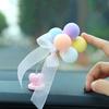 Car Ornaments Nodding Balloon Car Dashboard Decor Spring Shaking Head Toys Bobblehead Car Decoration Accessories