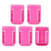 5pcs 14V‑60V Battery Mount Holder Storage Shelf Rack Stand Slots Hanger Buckle Pink