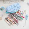 Stationery Organizer Large Pen Bag Candy Color Pencil Case Cosmetics Storage Stationery Bag  School