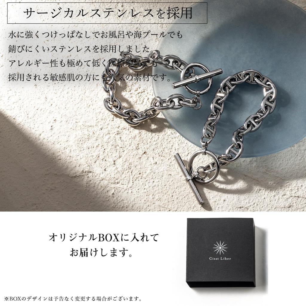 Браслет Якорь Цепь Камин Каминный Браслет Бренд Цепь Нержавеющая сталь Браслет Цепь Цепь Якорь Простой Серебряный Окружность [Cisst