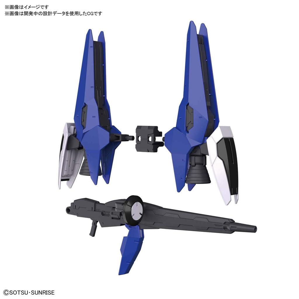 Пластиковая модель Gundam Build Divers Tertium Arms HGBDR ReRISE 1/144 с цветовой кодировкой