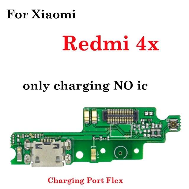 USB-док-станция, разъем для зарядного устройства, порт зарядки, громкость включения, выключения, материнская плата, гибкий кабель, динамик для Xiaomi Redmi 4X