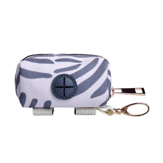 Держатель для мешков для собачьих фекалий, герметичный дозатор мешков для отходов, гигиенический держатель для мешков для сбора фекалий домашних животных с карабином для поводка