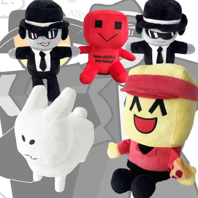 Плюшевая игрушка Roblox Chance Forsaken из коротковорсовой ткани для коллекционеров и детей