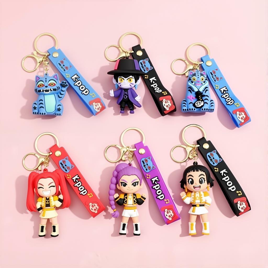 New Cartoon Anime POP Witch Hunter Order Keychain Car Key Ring High-Appearance Bag Charm Holiday Gift