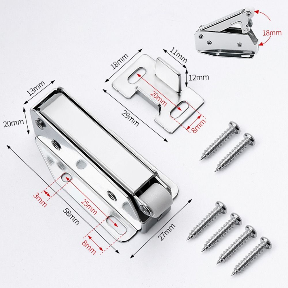 Мебельная фурнитура Раздвижной шкафчик Дверной отбойник Пряжка для раздвижной двери Уловитель для раздвижной двери Всасывание для шкафа