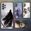 Аниме Мо Dao Zu Shi MDZS Чехол для телефона Samsung S25,S24,S21,S22,S23,S30,Ultra,S20,Plus,Fe,Lite,Note,10,9,5G Черный Чехол