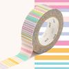 Пастельный многострочный малярный скотч - 1,5 см x 7 м