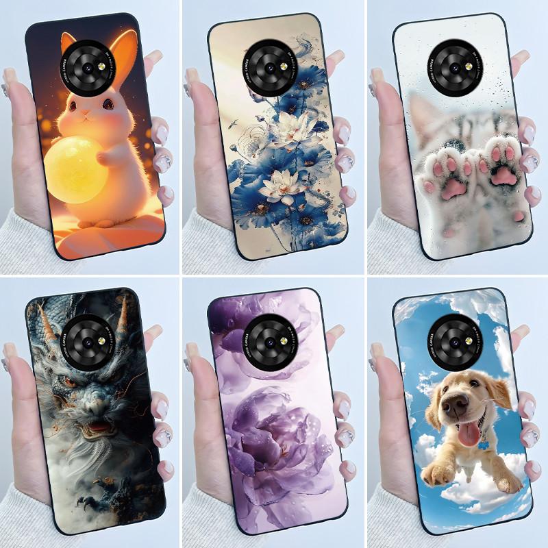 Чехол для телефона TCL Suixuetang M1 / OneTouch T615N Роскошный Дракон Милый Крутой Мальчики Девочки Мягкий Силикон Задняя Крышка Черный Корпус