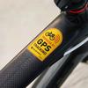 1/2/3/4 шт. Наклейка-сигнализация для GPS-слежения MTB Дорожный велосипед Скутер Мотоцикл Противоугонная наклейка Предупреждающая Светоотражающая наклейка для велосипеда