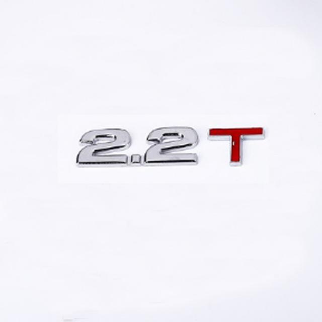 Наклейка с объемом автомобиля, металл 1,3 1,4 1,6 1,8 2,0 2,5 2,8 3,0 T, объемный логотип автомобиля, задний багажник, эмблема, значок, наклейки на автомобиль