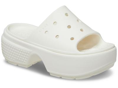 Сандалии-слайдеры Crocs Stomp 209346-0WV (Крем/Размер 24.0/Женские)