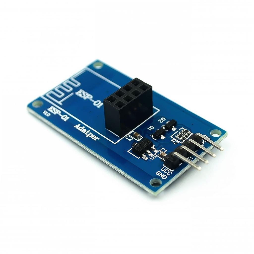 ESP8266 ESP-01 Serial WiFi Wireless Adapter Module 3.3V 5V Esp01 Breakout PCB Adapters Compatible For Arduino