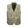 Summer Men Tactical Hiking Fishing Vest Multi-pocket Photographer Waistcoat Outdoor Leisure Male Thin Cargo Jacket Vests