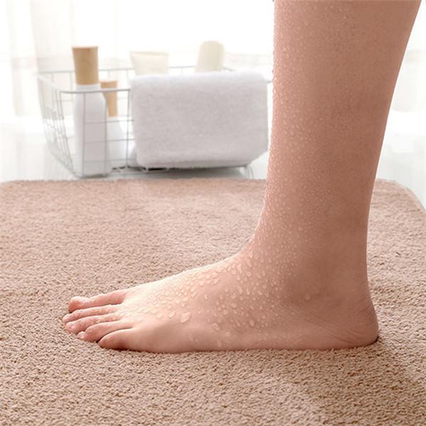 Мягкий плюшевый коврик для ванной комнаты, впитывающий быстросохнущий коврик для ванной, коврик для душа, защита для пола, декор, нескользящий ковер для гостиной, спальни