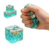 Transparent Ocean Squishy Balls Ice Cube Squishy Toy Children Autism Sensory Toys  Boys Girls