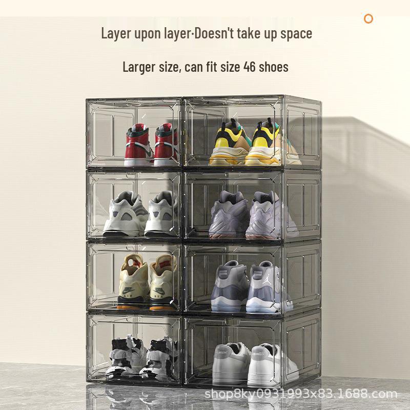 Transparent Six-Sided Hard Plastic Shoe Box with Anti-Oxidation for Sneaker Display