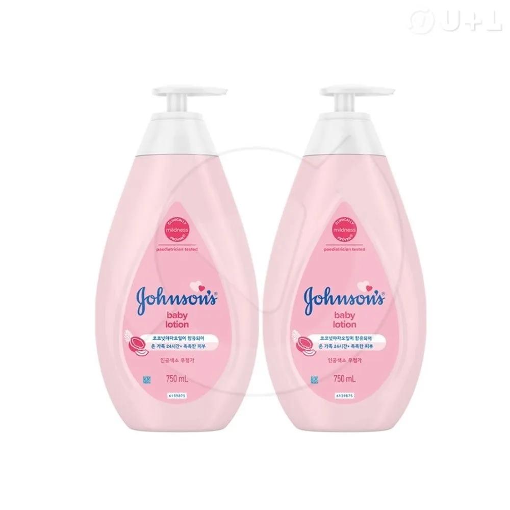 Johnson's Розовый детский лосьон 750 мл x 2