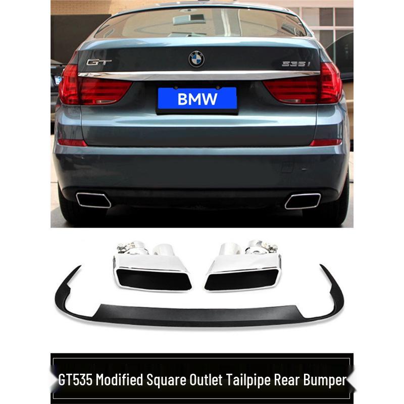 Compatible Exhaust Pipe Opening Modification for BMW 5 Series GT535/GT550 - Round/Square Tailpipe Rear Diffuser F02
