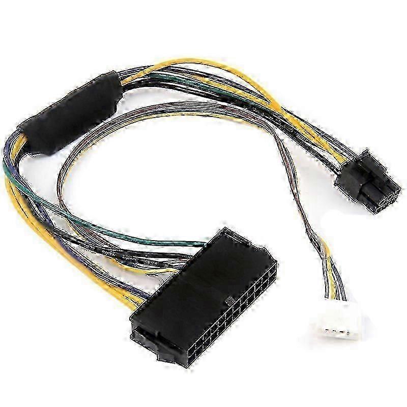 30CM ATX 24Pin to 6Pin Power Supply Cable, Female 24Pin to Male 6Pin Connector, Compatible with HP Elite 8100, 8200, 8300 and 800g1 Desktops, Durable
