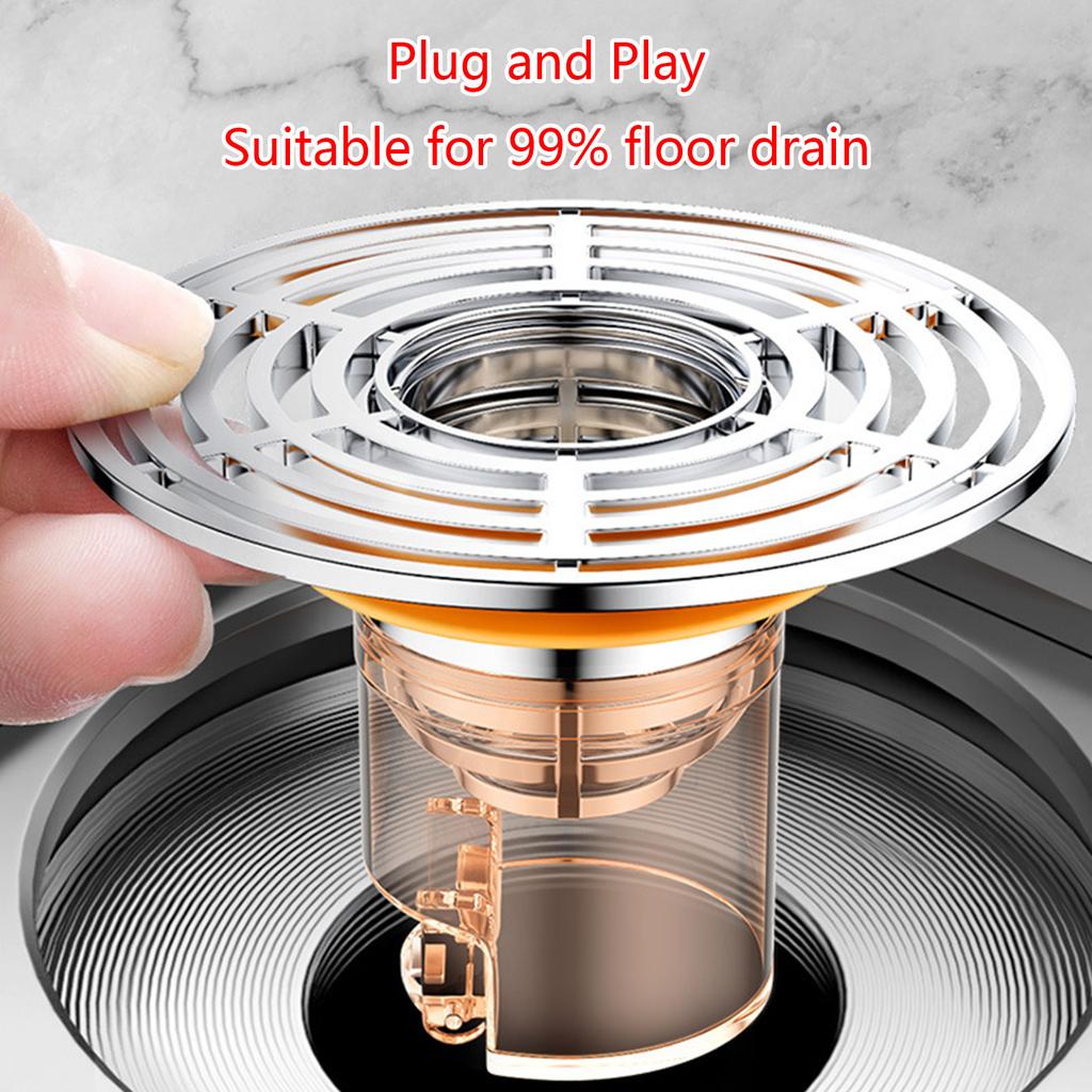 Универсальный блокиратор запаха для слива для сантехнических систем Эффективный дезодоратор для слива в ванной комнате Блокатор запаха для слива в полу ванной комнаты
