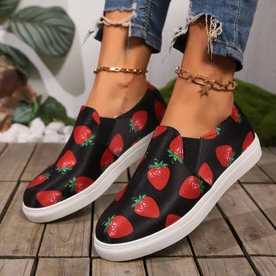 2024 Новые популярные женские туфли-лоферы с принтом, на шнуровке, с круглым носком, женские туфли из вулканизированной ткани, парусиновые женские туфли на плоской подошве Zapatos