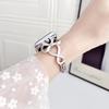 Совместимый ремешок для Huawei GT6, Xiaomi 9 Pro и Apple iWatch 9876SE: Стиль цепочки-банта с капающим маслом