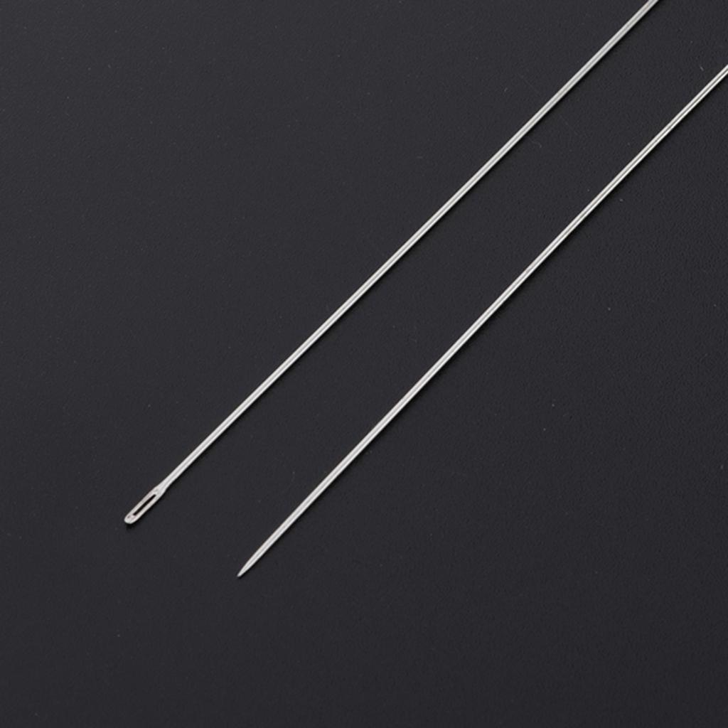 30Pcs Beading Needles, Seed Beads Needles Embroidery Big Eye Collapsible Set for Jewelry Making