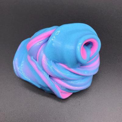 35 г Макаронный цвет Пушистый слайм игрушки DIY Сквиши детская Игрушка С коробкой полимерная легкая мягкая Пластилин для лепки пластилин облачный слайм