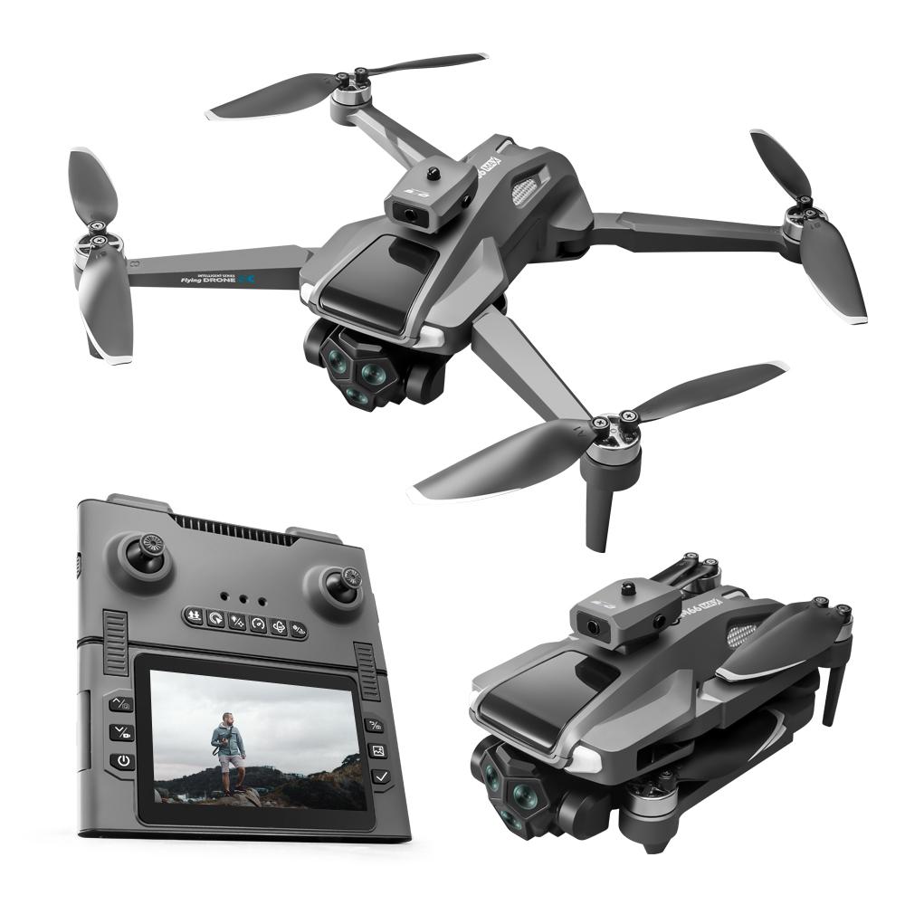 M66 New Folding Drone 4,5" Screen 25 Min Battery 8K Movie Camera Optical Flow Position Aircrafting Obstacle Avoidance Brushless