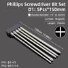 1PC Phillips Screwdriver Bits Cross Head Magnetic Screwdrivers PH00 PH1 PH2 S2 Alloy Steel Hex Shank Hand Tools 50/75/100/150mm