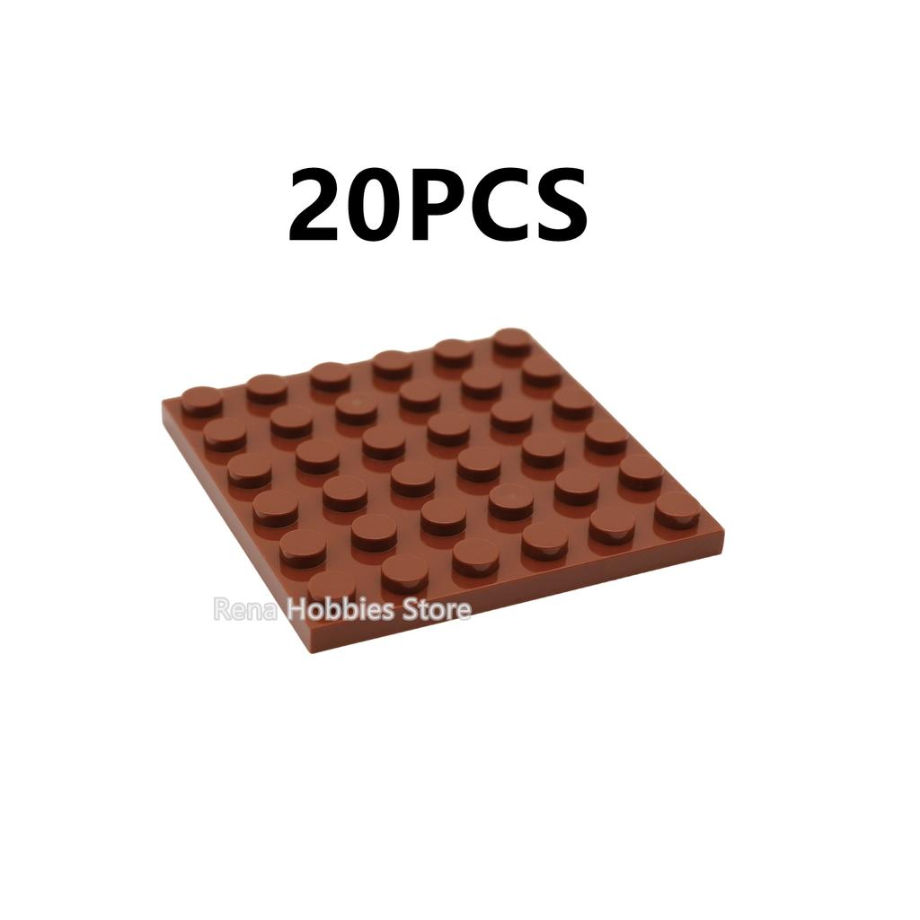 20 ШТ. 3958 Маленькая базовая пластина 6x6 точек Moc Креативные DIY Строительные блоки Кирпичики Сборка Конструкции Игрушки для Детей