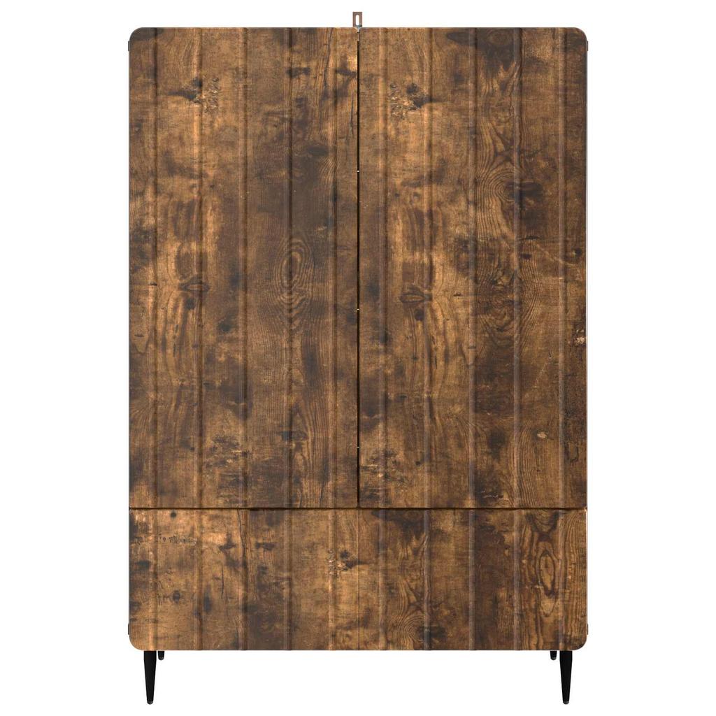 Sideboard Smoked Oak 66 x 34.5 x 97 cm Particleboard